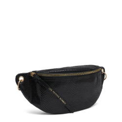 Les Petites Bombes Maina Sac Banane Effet Python Noir