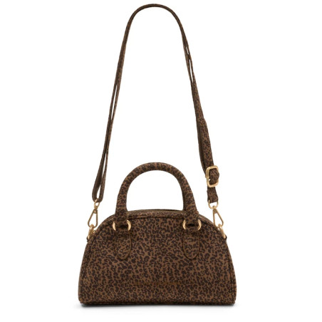 Les Petites Bombes Penda Sac A Main Taupe Leopard