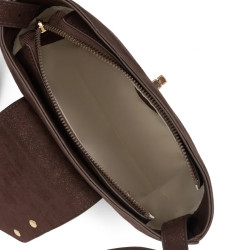 Les Petites Bombes Phedra Sac Bandoulière Choco Foil ouvert
