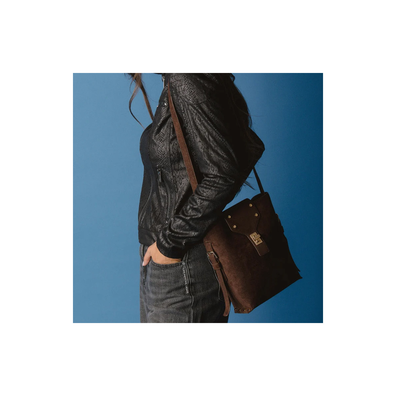 Les Petites Bombes Phedra Sac Bandoulière Choco Foil