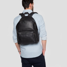 Eastpak Padded Pak'R 762 Sac à Dos 64o Black Ink Leather dos