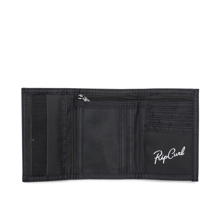 Portefeuille RIP CURL En Cuir Noir – Occasion, Très Bon état