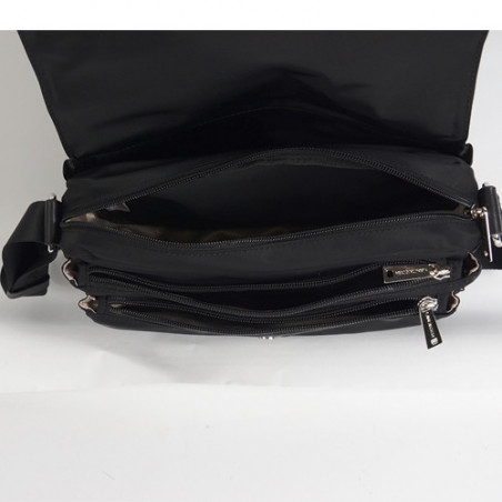 Lancaster Basic Sport Sac Porté Travers 510-26 Noir ouvert