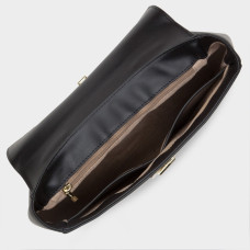 Lancaster Parisienne Gena Or Sac A Main Rabat 571-27 Noir ouvert