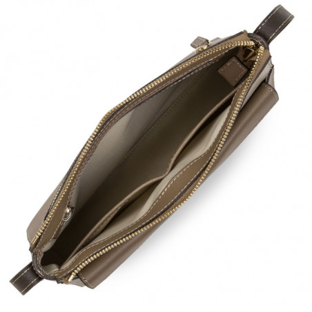 Lancaster Saffiano Signature Sac Trotteur Cuir 527-18 ouvert