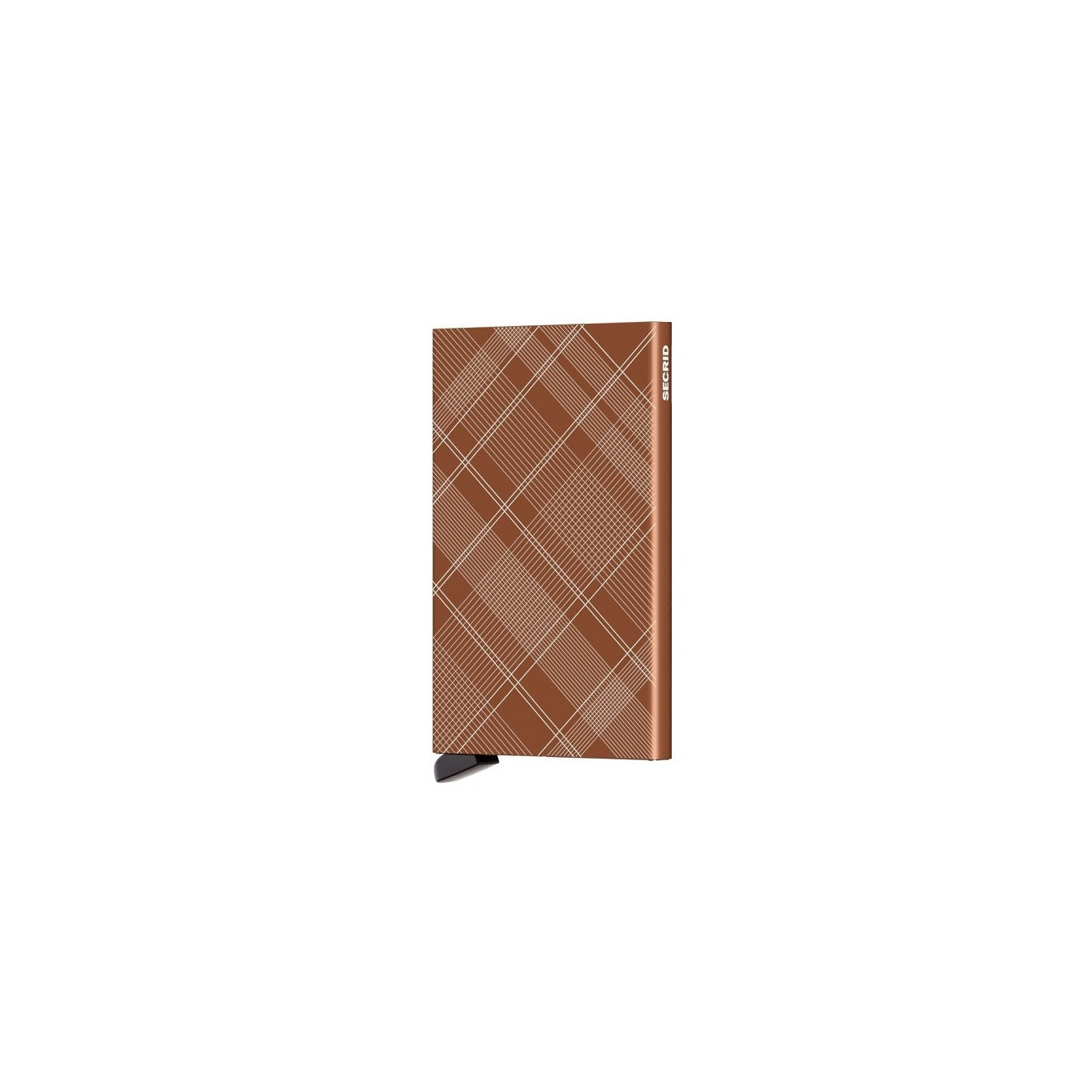 Secrid Porte-Carte Cardprotector Laser Tartan Rust