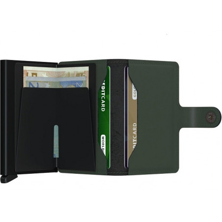 Secrid Porte-Carte Miniwallet Matte Green Black