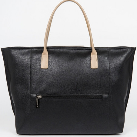 Lancaster Maya Grand Sac Cabas 517-19 Noir EN dos
