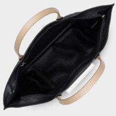 Lancaster Maya Grand Sac Cabas 517-19 Noir EN ouvert