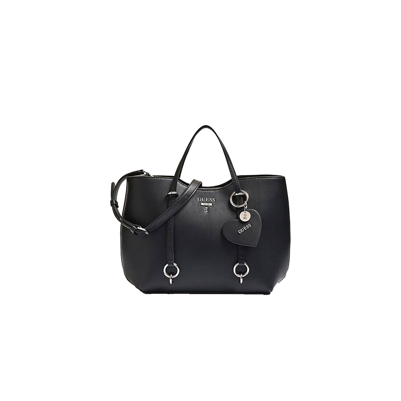 Pochette GUESS Black Pouch - Sac D'ustensiles Noir Polyuréthane - Neuf étiquette