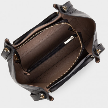 Lancaster Foulonne Double Cabas Louisa 470-20 Noir ouvert