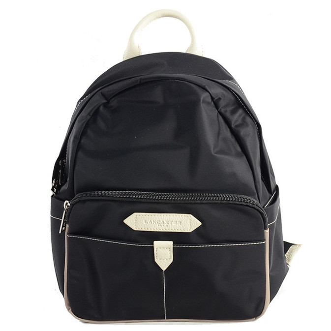 LANCASTER Basic Sport Sac à Dos Noir - Pratique Et Élégant Pour Femme