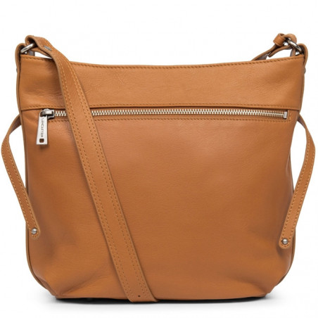 Lancaster Soft Vintage Nova Sac Porté Travers 5761 Miel dos