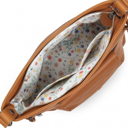 Lancaster Soft Vintage Nova Sac Porté Travers 5761 Miel ouvert