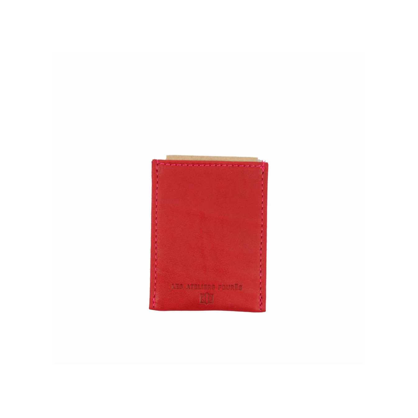 JL Fourès Baroudeuse Porte Cartes Anti RFID Pivoine