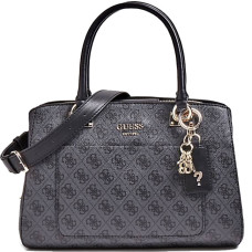 Guess Kathryn Bowling 4G Coal Handbag