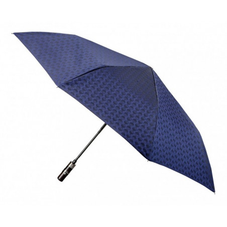Parapluie Piganiol Homme Mini-Pliant Automatique Cubique Bleu