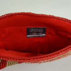 L'Atelier du Crochet Pochette Tacoa Gris
