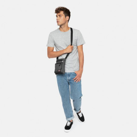 Eastpak Rusher Sac Porté Travers Black Denim porte