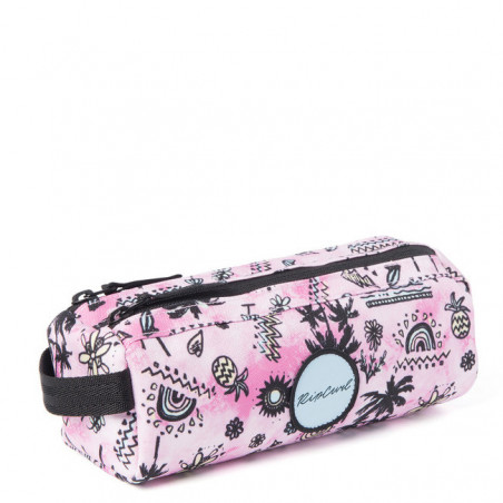 Rip Curl Anak Trousse Double Compartiment Pink