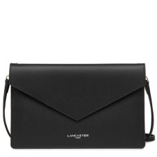 Lancaster City Americanini Double Sac Pochette 222-20 Noir In Rouge
