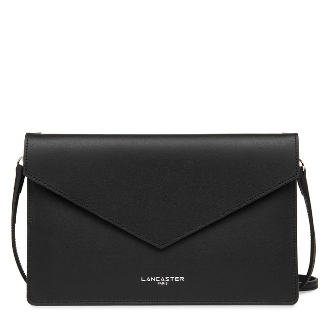 Lancaster City Americanini Double Sac Pochette 222-20 Noir In Rouge