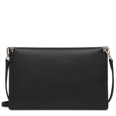 Lancaster City Americanini Double Sac Pochette 222-20 Noir In Rouge