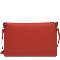 Lancaster City Americanini Double Sac Pochette 222-20 Rouge In Champagne
