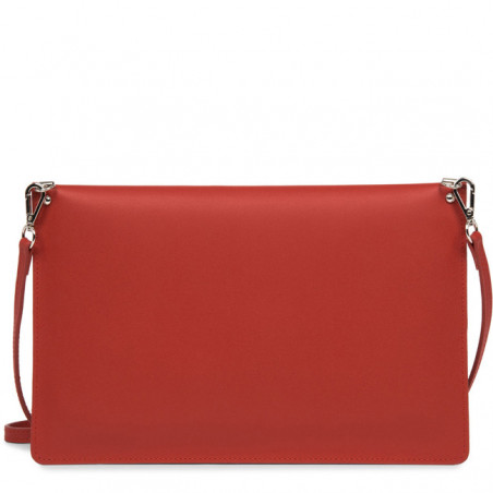 Lancaster City Americanini Double Sac Pochette 222-20 Rouge In Champagne dos