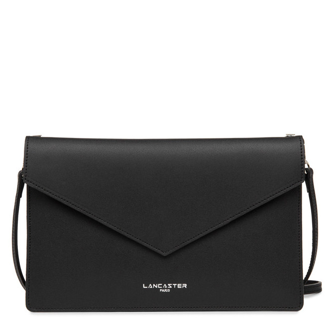 Lancaster City Americanini Double Sac Pochette 222-20 Noir In Champagne face