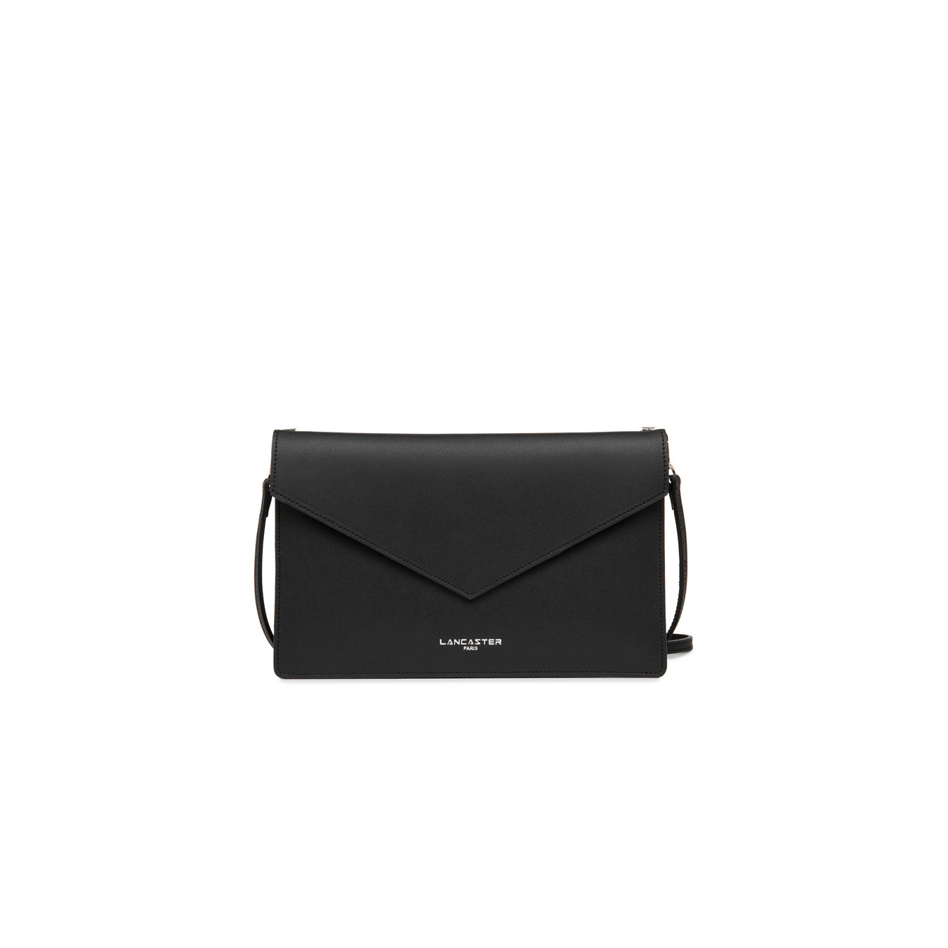 Lancaster City Americanini Double Sac Pochette 222-20 Noir In Champagne face