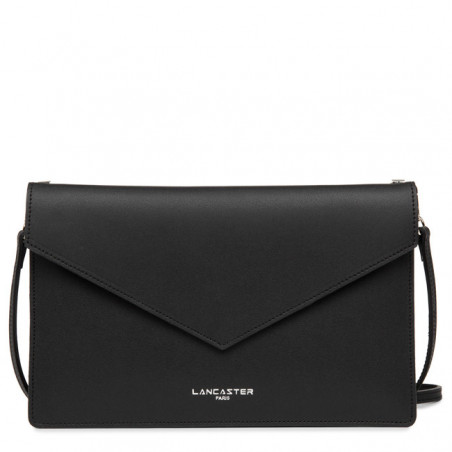 Lancaster City Americanini Double Sac Pochette 222-20 Noir In Champagne face