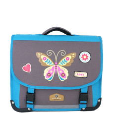 Pol Fox Cartable 38cm Butterfly Bleu