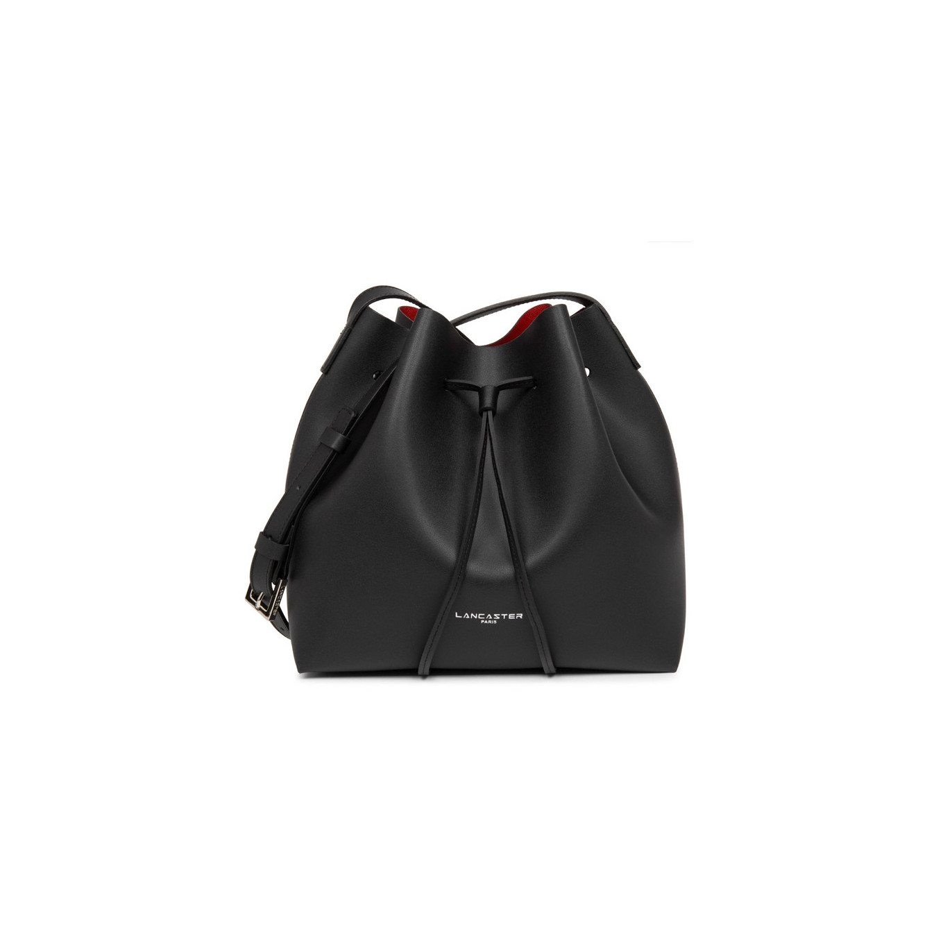 Lancaster City Sac Seau Porté Croisé 423-18 Noir In Rouge