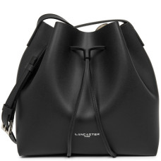 Lancaster City Sac Seau Porté Croisé 423-18 Noir In Champagne