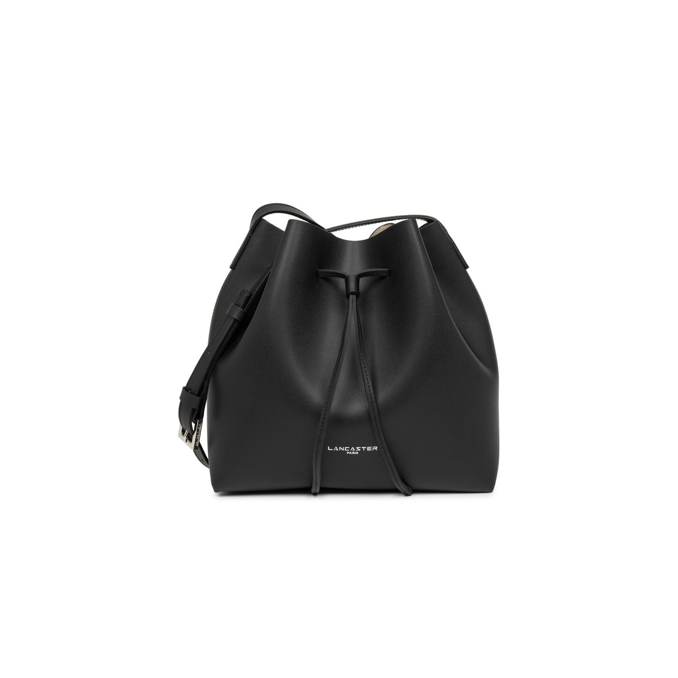 Lancaster City Sac Seau Porté Croisé 423-18 Noir In Champagne