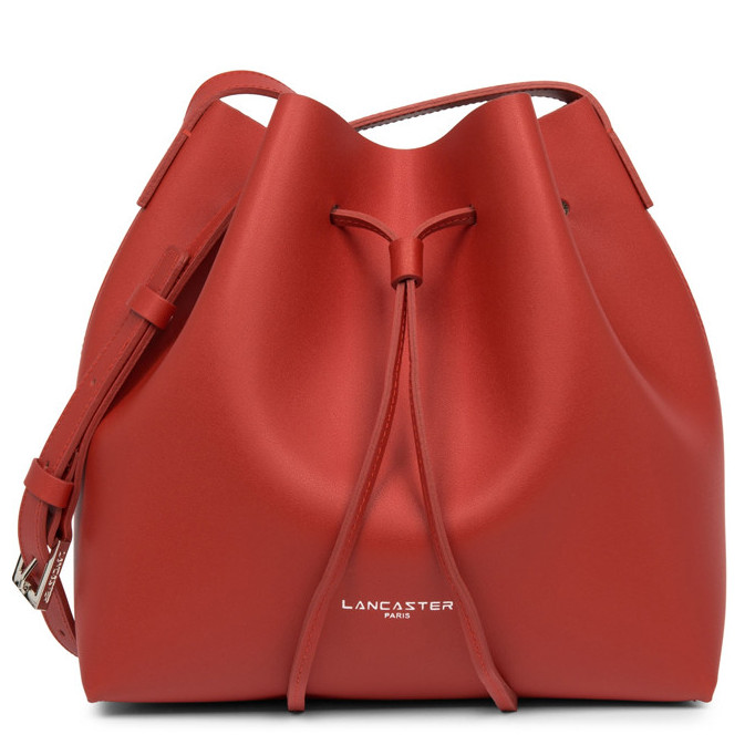 Lancaster City Sac Seau Porté Croisé 423-18 Rouge In Champagne