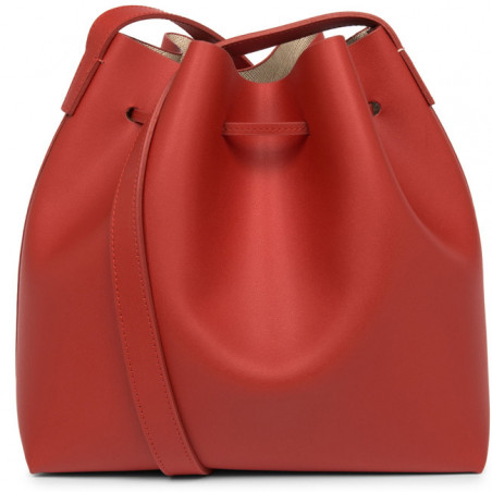 Lancaster City Sac Seau Porté Croisé 423-18 Rouge In Champagne dos