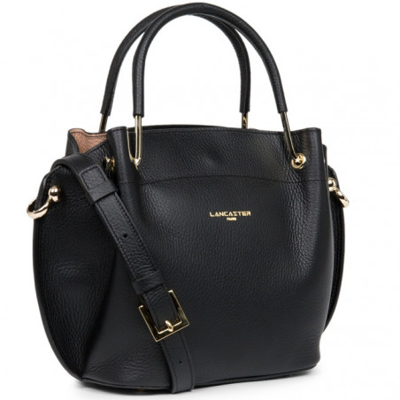Lancaster Foulonne Double Sac A Main Louisa 470-18 Noir In Nude cote