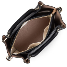 Lancaster Foulonne Double Sac A Main Louisa 470-18 Noir In Nude ouvert