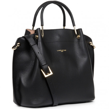 Lancaster Foulonne Double Grand Sac A Main Louisa 470-18 Noir In Nude cote