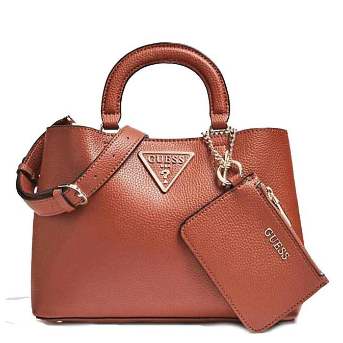 Sac à Main GUESS En Cuir Noir Authentique - Très Bon état - Porté Quelques Fois - Style Sac De Jour