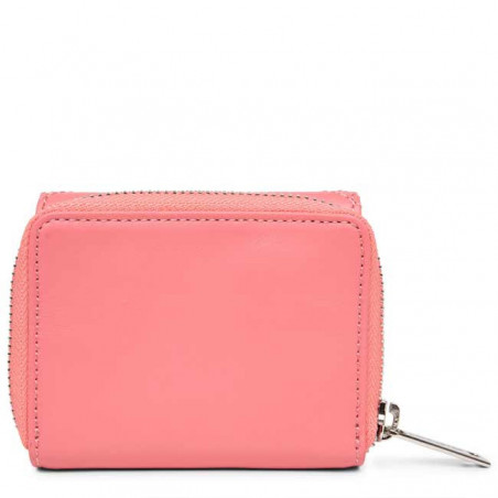 Lancaster Parisienne Matelassé Portefeuille Dos à Dos 122-22 Rose Blush dos