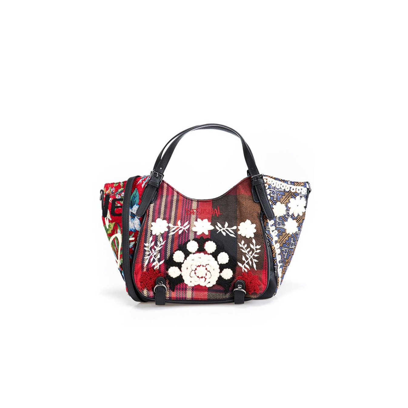 Sac à Main Et Bandoulière Desigual Multicolore En Simili Cuir - Neuf Sans étiquette, Style Bohème
