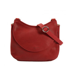 sac femme en cuir rouge