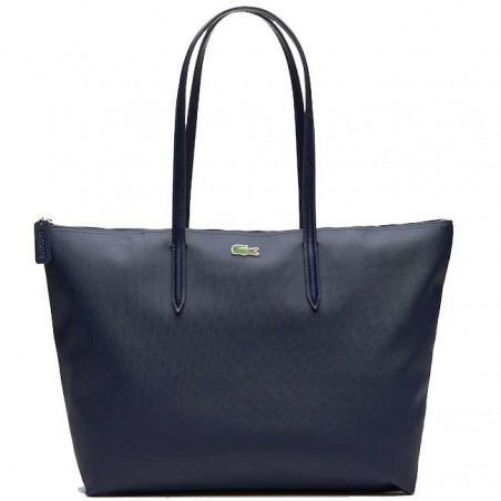 Lacoste Large Tote Bag Zippered L12.12 Twilight