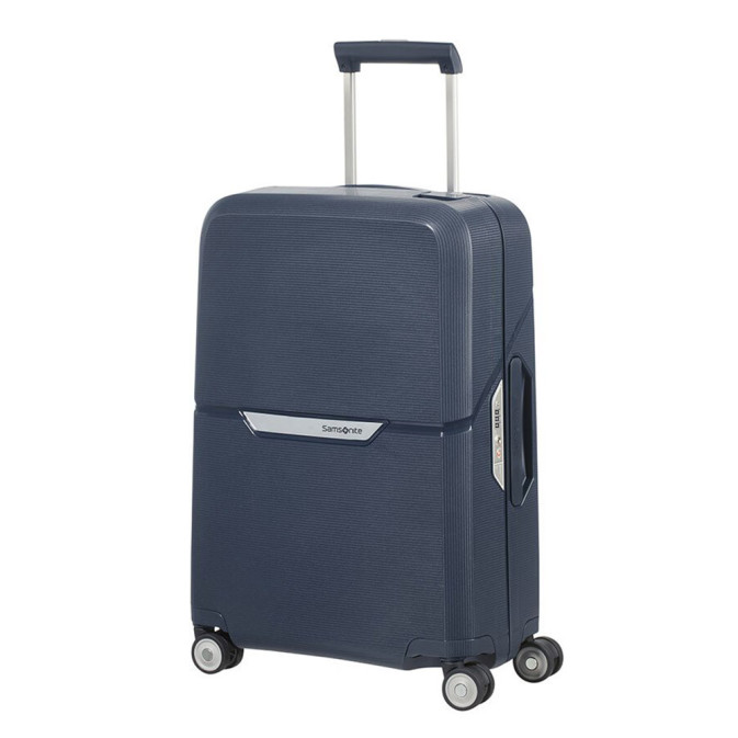Valise Rigide Samsonite MAGNUM Eco 75 – 4 Roulettes – TSA Ice Blue – Parfaite Pour Voyager Léger