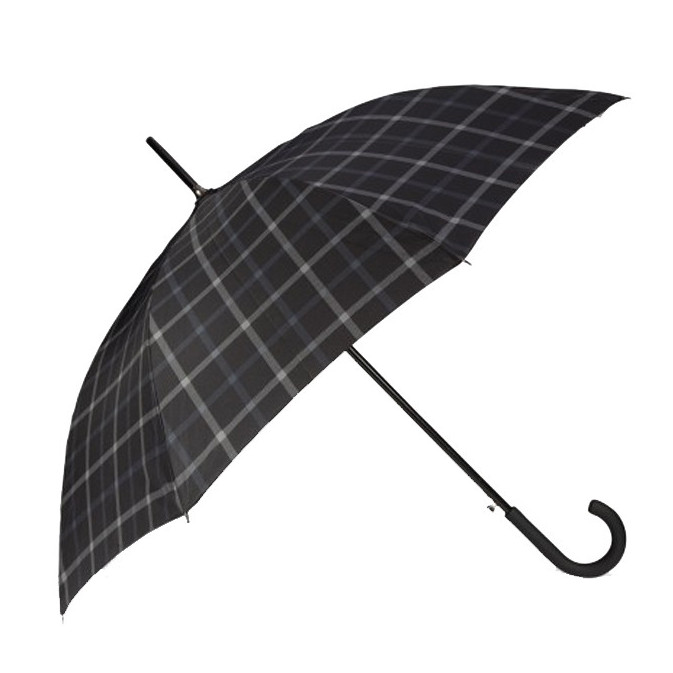 Isotoner Parapluie Canne Carreaux Homme