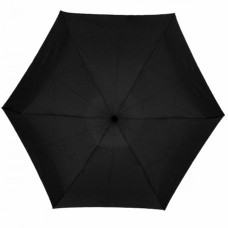 Isotoner Parapluie Mini Pliant Manuel Noir ouvert