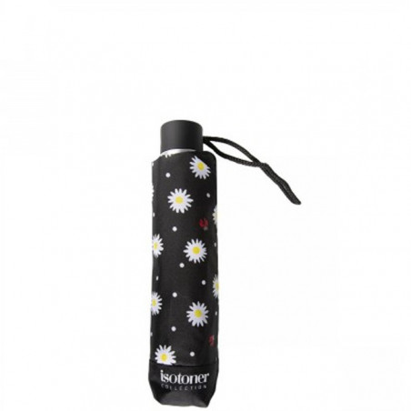Isotoner Parapluie Pliant Manuel Petit Prix Paquerette face